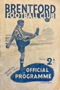 Brentford v Liverpool (Champions) Div 1 1946/47 for sale on Ebay