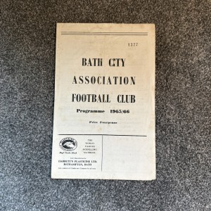 Bath city V Newport County FA Cup 13 November 1965 Match Programme for sale on Ebay