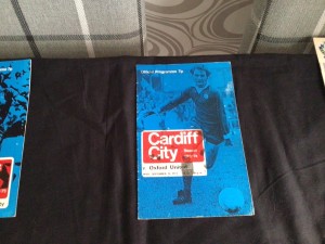 Cardiff city v Oxford United  12/9/73 for sale on Ebay