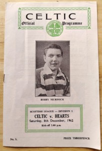 CELTIC v HEARTS     1962-1963      Scottish League for sale on Ebay