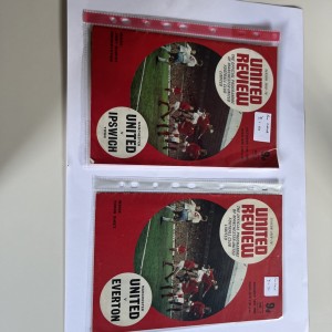 X2 Manchester United 1969-1970 Programmes for sale on Ebay