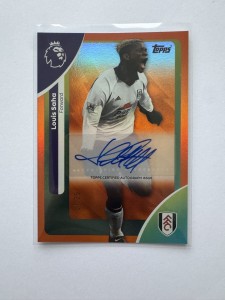 Louis Saha Auto Numbered 24/25 TOPPS - Fulham Premier League for sale on Ebay