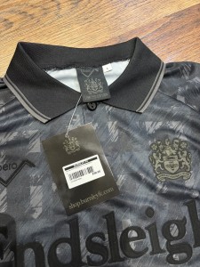 Burnley FC 91-93 Blackout Adult Retro Shirt Size Large Limited Edition Sold out for sale on Ebay