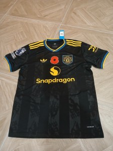manchester united poppy shirt for sale on Ebay