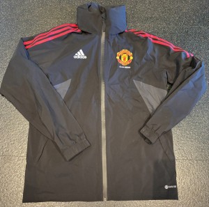 adidas Manchester United Player Issue Rain Jacket - Medium - Club Media for sale on Ebay