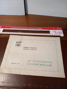 Derby County 1946 Christmas Autographed Souvenir FA Cup Final Complete print sig for sale on Ebay