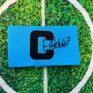 Phil Foden Of England & Man City Signed Captains Armband wCOA for sale on Ebay
