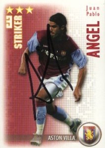 Juan Pablo Angel - Villa - Signed Trading Card - COA (75785) for sale on Ebay