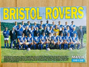Hand Signed A4 Picture - Bristol Rovers FC 1991/92 season - 16 signatures for sale on Ebay