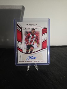 Cameron Archer Sheffield United 2023/24 Panini Immaculate Ink Signed Auto  /30 for sale on Ebay