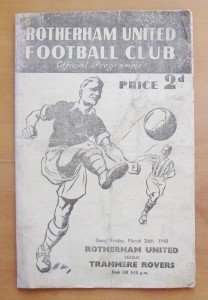ROTHERHAM UNITED v MANSFIELD TOWN 1947/1948 *Fair Condition Football Programme* for sale on Ebay