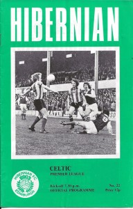 Hibernian v Celtic Scottish Premier League 12th April 1978 for sale on Ebay