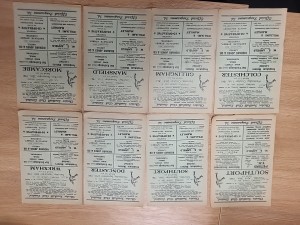 8 Chester Programmes, 1959/60 & 1961/2 for sale on Ebay