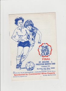 1979-80 St. Helens v. Preston North End - Women's F A Cup Final @ Enfield F C for sale on Ebay