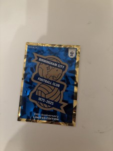Birmingham City Limited Edition 150th Anniversary Panini Sticker for sale on Ebay