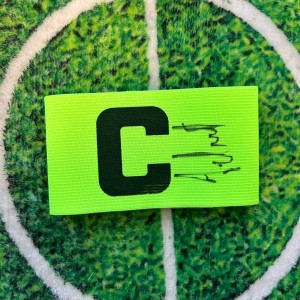 Lee Bowyer Of England, Leeds UTD & Newcastle UTD Signed Captains Armband wCOA for sale on Ebay