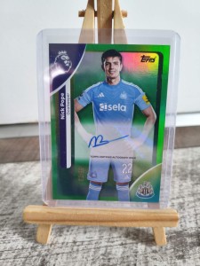Topps Premier League 25/26 Nick Pope Newcastle Refractor Autograph Numbered /99 for sale on Ebay