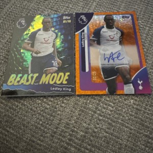 Topps Premier League 2025/26 Ledley King Tottenham PAIR OF RARE CARDS 1/10 02/25 for sale on Ebay