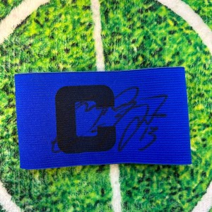 Yerry Mina Of Colombia, Barcelona & Everton Signed Captains Armband wCOA for sale on Ebay