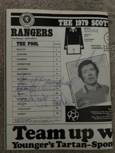 Rangers signed 1979 Scottish Cup Final programme ( Davie cooper, Derek Parlane. for sale on Ebay