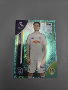 Topps Premier League 25/26 Llia Gruev Leeds United Teal Parallel 202/499 for sale on Ebay
