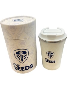 LEEDS UNITED Travel Mug with Box Official Merchandise My Leeds Design for sale on Ebay