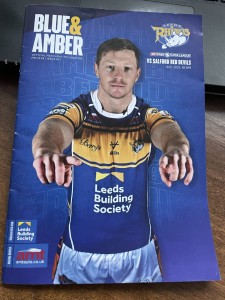 2025 LEEDS RHINOS V SALFORD RED DEVILS - SUPER LEAGUE for sale on Ebay