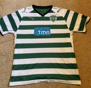Sporting Lisbon Football Home Shirt 2010 2011 Large for sale on Ebay