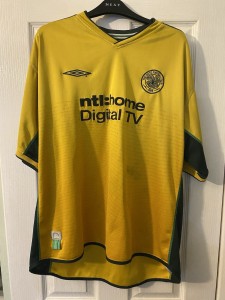Celtic 2002/2003 Away Shirt – Size XXL – Official Umbro Retro Football Jersey for sale on Ebay