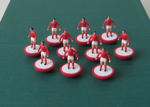 TEN SPARE PLAYERS: RED SHIRTS/WHITE SHORTS, LW , (Zombie), Good Condition: #S25 for sale on Ebay