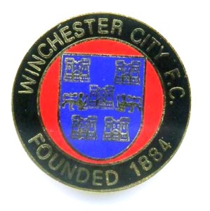 WINCHESTER CITY FC BADGE for sale on Ebay