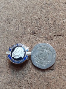 CHELSEA HEADHUNTERS 25TH ANNIVERSARY HOOLIGAN BADGE for sale on Ebay