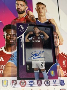 Topps Premier League 2025/2026 Matty Cash 03/10 Auto Aston Villa for sale on Ebay