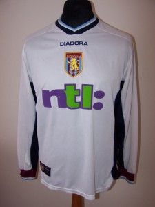 Diadora ASTON VILLA Third Long 2000 2001 Shirt L,(M,38/40',Mens) jersay trikot for sale on Ebay