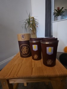 2x Aston Villa 150th Anniversary Travel Mugs (ThermoFlask) + Orignial Packaging for sale on Ebay