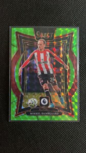 2024-25 Panini Select Terrace MIKKEL DAMSGAARD Neon Green /125 Brentford #4 for sale on Ebay