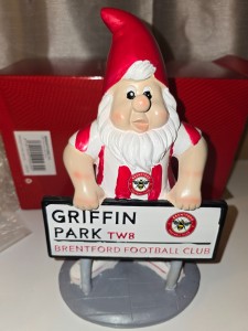 Special Edition Brentford FC Griffin Park “Gnome on the Street” for sale on Ebay