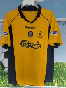 Liverpool FOOTBALL SHIRT  2000 / 2001 FA CUP Shirt Mens size MEDIUM 39-41