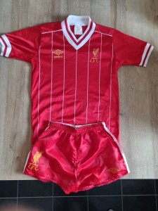 Liverpool Boys Home Shirt & Shorts, 1982 - 85. Rare Umbro Original. for sale on Ebay