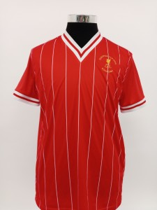 Retro Liverpool European Cup Final 1984 Football Shirt Large Red Short-Sleeved for sale on Ebay
