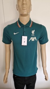 2021-2022 Liverpool Slim Polo Shirt (Atomic Teal): Size S for sale on Ebay