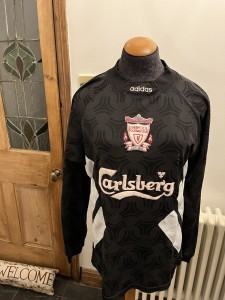 Liverpool Football Club Goalkeeper Shirt Away 1993/5 Size M for sale on Ebay