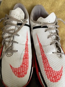 Mens  Nike Phantom Football Boots Orange/black/white Lace UPS Soft Studs Used for sale on Ebay