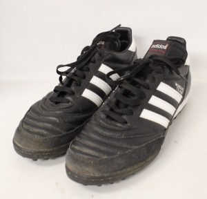 Men's ADIDAS Mundial Team Black White Leather Football Boots UK 10 P34 for sale on Ebay