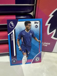 Topps Premier League Estevao Blue Parallel Chelsea rookie! for sale on Ebay