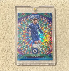 Pedro Neto 2024-25 Select Stain Glass Case Hit Panini SSP Chelsea for sale on Ebay
