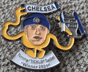 CHELSEA FC BADGE - TOMMY 'TICKLE' TUCHEL CHAMPIONS LEAGUE WINNER 2021 BADGE  for sale on Ebay