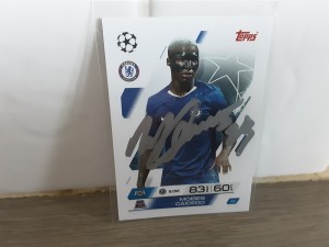 CHELSEA - MOISES CAICEDO Hand Signed UEFA Attax Football trading card  for sale on Ebay