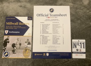 Millwall V Southampton programme ,team sheet & badge 29/11/2025 for sale on Ebay