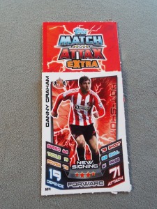MATCH ATTAX EXTRA 2012/13 DANNY GRAHAM - SUNDERLAND : NEW SIGNING TRADING CARD for sale on Ebay